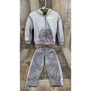 Nike Kids/Toddler Dri Fit 2 piece Hooded Sweat Outfit Size 3T